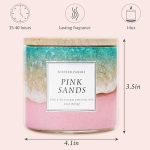 Spiral Taper <b>Scented</b> <b>Candle</b> Twisted Dinner Table <b>Candle</b> Long Burning - Product Image 3