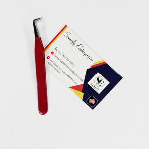 Pinzas de Precisión para Pestañas de Volumen en Ángulo de 90 Grados, Sostenibles, con Logotipo Personalizado, Acero Inoxidable, 10 mm, Lisas, Probadas a Mano - Product Image 6