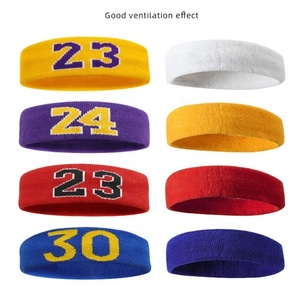 Bandeaux en coton fin tricoté léger et durable pour le yoga, la remise en forme, l'extérieur (toutes saisons) pour unisexe - Product Image 3