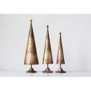 Elegante Frosty Charm Navidad Metal Ornamento Escultura Durable Holiday Display Piece - Product Image 1