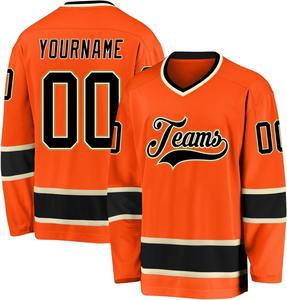 OEM ODM Wholesale Team Professional Embroidery Logo Tackle Twill Personalized Player <b>Name</b> and Number Custom Ice Hockey Jerseys - Product Image 2