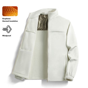 Fleece <b>Jacket</b> for <b>Men</b> Winter Casual <b>Jacket</b> for <b>Men</b> Stand-up Collar <b>Padded</b> <b>Jacket</b> for <b>Men</b> - Product Image 4