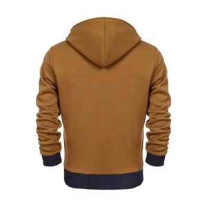Sudadera Moderna para Hombre, Sudadera Doble con Capucha, Sudadera con Capucha de Felpa en Colores Lisos al por Mayor - Product Image 2