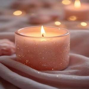 Portavelas de Vidrio Emite una Luz Cálida y Sutil que Rellena las Esquinas del Hogar con un Ambiente Relajante y Reconfortante - Product Image 5