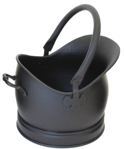 Seau à charbon en fer conçu pour stocker les cendres chaudes en toute sécurité tout en ajoutant du charme au décor traditionnel de la cheminée intérieure - Product Image 5