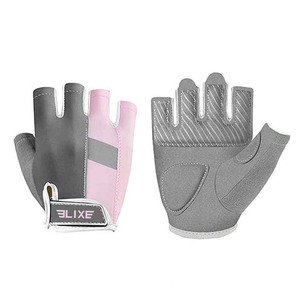 Gants de musculation demi-doigts ELIXE SPORTS - Légers, respirants, antidérapants, avec support de poignet, unisexe, réglables avec boucle auto-agrippante - Product Image 5