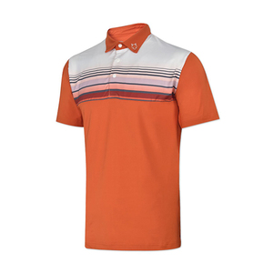 Casual algodón poliéster hombres Golf Polo camiseta alta calidad trabajo uniforme negocios Polo camiseta - Product Image 1