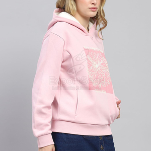Sudadera con capucha de moda con cordón ajustable Sudadera con capucha transpirable de alta calidad hecha con tela de mezcla de algodón suave - Product Image 4