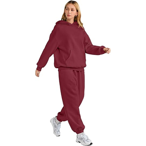 Chándal de mujer con logotipo personalizado 2025 Sudadera con capucha para correr de peso pesado para gimnasio Ropa de calle Marca de moda Ropa de boutique al por mayor - Product Image 4