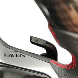 Volante Deportivo de Cuero y Fibra de Carbono con Diseño de Libélula para <span class=keywords><strong>Mercedes</strong></span> BENZ W206 X167 Clase G W464 C257 GLA CLA35 CLS 53 G63 GLS63 AMG - Product Image 4