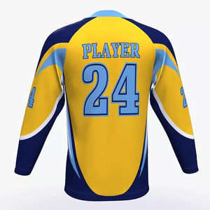 Fabricant de maillots de hockey sur glace, maillots durables pour hommes, fabrication sur mesure, nouveau design 2025, logo sublimé, vente en gros - Product Image 2