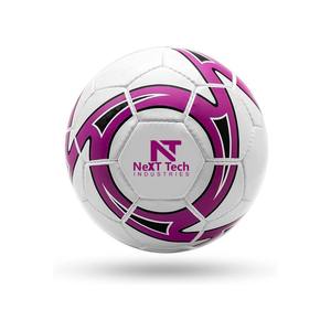 Balón de entrenamiento de fútbol de Next Tech Industries, material de PU para fines de entrenamiento con diseño personalizado y logotipo personalizado - Product Image 1