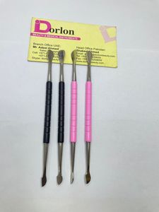 Poussoirs de cuticules d'ongles enduits de couleur professionnelle dissolvant de peau morte de qualité durable - Product Image 4