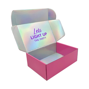 Custom Logo Purple Corrugated Sleepwear Packaging Shipping mailing Boxes Cosmetics Purple Gift Box for Sportswear Bra Underwear