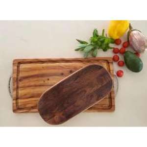 Planche à découper en bois victorienne pour le service décoratif et la préparation des aliments avec planche à découper en bois de qualité supérieure - Product Image 1