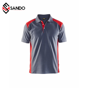 Camiseta de trabajo de 100 algodón, ropa de trabajo para construcción, Polo OEM, venta al por mayor - Product Image 4