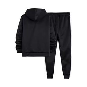 ชุดวอร์มมีฮู้ด2ชิ้นของผู้ชายชุดออกกำลังกายสำหรับวิ่งและวิ่งจ๊อกกิ้งชุดฤดูหนาวมาใหม่ขายส่ง - Product Image 2