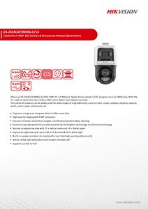 Hik Original DS-2SE4C425MWG-E/14 TandemVu 4 4 megapixel 25X <span class=keywords><strong>PTZ</strong></span> ColorVu & IR Acu sense Netzwerk Speed Dome Kamera PoE 2-Wege-Audio-Alarm - Product Image 4