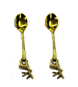 Cuchara de latón de diseño antiguo para vajilla de restaurante decorar la mejor cuchara de color dorado a un costo asequible - Product Image 4