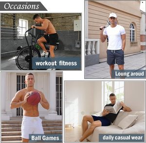 Short de course en maille athlétique respirant pour homme Short de course à entrejambe de 5.5 pouces avec motif solide Service OEM disponible - Product Image 4