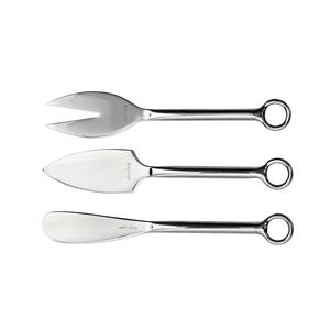 Stainless Steel Loop Design Handle Gold Plated Cheese <b>Set</b> stainless steel cheese <b>set</b> Stainless Steel Cheese <b>Set</b> - Product Image 6