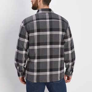 <b>Men's</b> Casual LongSleeved Button Flannel Plaid <b>Shirt</b> <b>with</b> Chest <b>Pockets</b> Adjustable Cuffs Breathable Comfort <b>Men's</b> Flannel <b>Shirt</b> - Product Image 6