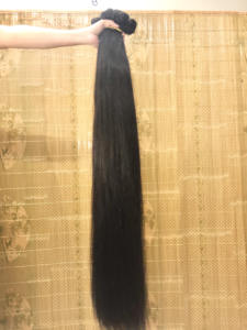 ผมเวียดนามแท้คุณภาพสูง Caha แบบ Double Drawn ความยาว 36 38 40 นิ้ว สามารถดัดได้ ต่อผมแบบเครื่องจักร น้ำหนัก 100 กรัม - Product Image 6