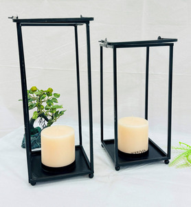 Juego de 2 candelabros de Metal Vintage gótico, centro de mesa de comedor decorativo alto para uso doméstico, chimenea, sala de estar, negro - Product Image 3