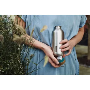 Borraccia Sportiva in Acciaio Black+Blum 600ml, Merchandising Sostenibile, Colore Nero - Product Image 4