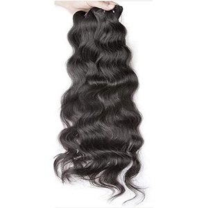 Extensiones de Cabello Humano con Clip, Cabello Remy Indio, Doble Trama, Ondulado Profundo, Color Negro - Product Image 2