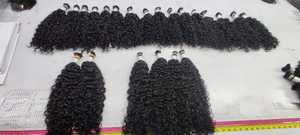 MEILLEURES EXTENSIONS DE CHEVEUX INDIENS EN VRAC 100% AVEC CUTICULES ALIGNÉES 100% EXTENSIONS DE CHEVEUX LISSES ET LONGUES À PARTIR D'UN SEUL DONATEUR - Product Image 3