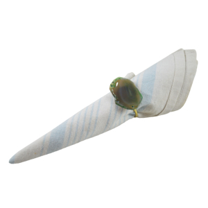 Rond de serviette en agate de couleur bleue inspiré porte-serviettes pour la maison hôtel Restaurant Table de fête décors de dessus de salle à manger produit stocké - Product Image 4