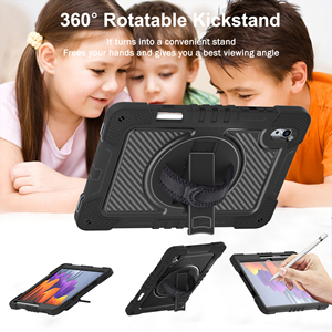 360 °   Étui robuste rotatif pour <span class=keywords><strong>tablette</strong></span> <span class=keywords><strong>Samsung</strong></span> Tab S11 X730/X736B, antichoc, avec sangle de main et bandoulière réglables - Product Image 4