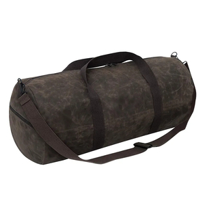 Vente en gros de sacs de sport de voyage avec logo personnalisé Sacs polochons de grande capacité en cuir véritable pour hommes femmes Sublimation d'entraînement - Product Image 2