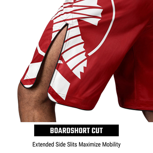 MMA Training Shorts Hommes Personnalisé Imprimé Polyester Spandex Léger Séchage Rapide OEM grappin MMA Shorts - Product Image 5
