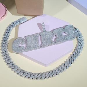 จี้เพชรสีขาวทองแท้14K 18K สำหรับผู้ชายได้รับการรับรองจาก Hip Hop จี้เพชร Moissanite - Product Image 6