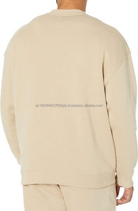 Suéter Teñido Informal para Hombre, Jersey de Manga Larga con Cuello Mock, Suéter Básico Bordado, Talla XL, Color Sólido, Waseem Impex - Product Image 6