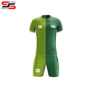 Uniforme de football pour hommes sur mesure à manches courtes pour adultes vente en ligne directe d'usine ensemble complet uniforme de football vêtements de sport - Product Image 1