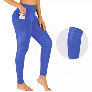 Mallas de Yoga con cintura elástica, pantalones de entrenamiento sin costuras, mallas de gimnasio transpirables de cintura alta, ropa deportiva elástica a prueba de sentadillas - Product Image 5
