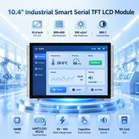 10,4 Zoll 800*600 Smart RS232/5VTTL UART Serielle Schnittstelle TFT LCD-Anzeigemodul mit Kapazitivem Touchscreen für Industrielle HMI