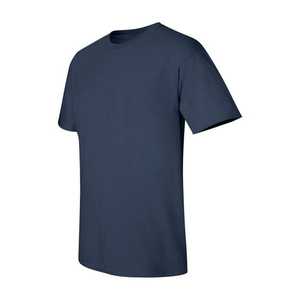 100% pur coton été haut de gamme marque hommes à manches courtes col rond à la mode Style demi manches haut respirant T-shirt - Product Image 4