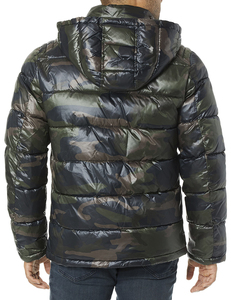 Veste matelassée pour homme, fabriquée en usine certifiée, vêtements d'hiver durables - Product Image 2