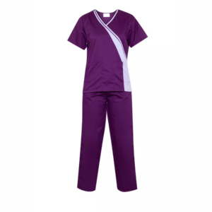 Venta al por mayor Hospital de las mujeres uniformes de tela de lona de manga corta Scrub Sets de alta calidad - Product Image 5