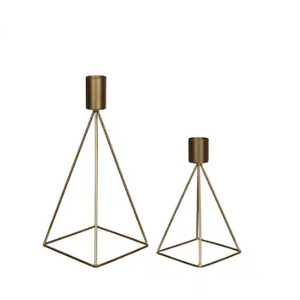 Portavelas de mesa de Metal regalo de Navidad candelabro dorado de moda exclusivo hogar sala de estar fiesta evento Decoración - Product Image 6