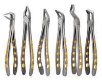 Forceps d'extraction dentaire de qualité professionnelle en modèle anglais, nouvelle quantité en vrac, prix bas, base d'instruments chirurgicaux