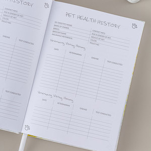 Diario per Animali Domestici LABON a PETS LIFE con Copertina Rigida, Agenda Giornaliera per Cani e Gatti con Nastro, Pagine Interne Stampate con Finitura Opaca - Product Image 6