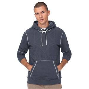 <b>Men's</b> Green Hooded Fleece Sweatshirt Regular Fit Casual Solid Color Pocket Design Breathable Knitted <b>Pullover</b> Autumn Wear - Product Image 4