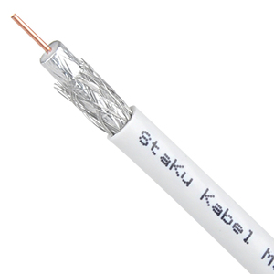 Cavo coassiale Sat RG6 StaKu Classe A 3 volte schermato 250 m - Product Image 1