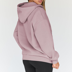 Heavyweight Cool <b>Strings</b> Casual Classic Embroidery Wholesale Comfortable Terry Oversized Blank Women Hoodies breathable - Product Image 2