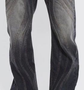 Nouveauté, logo personnalisé, pantalon baggy taille haute cargo multi-poches en toile de qualité supérieure pour hommes - Product Image 5